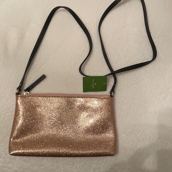 rare sparkly pink kate spade bag!!! BRAND NEW!! TAG ON! MINT CONDITION! - Picture 2 of 6